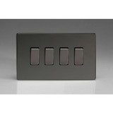 4 Gang 10A 1 or 2 Way Rocker Switches 