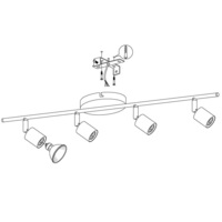 Eglo 4 Bar LED