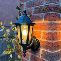 Lutec Wall Lantern Black