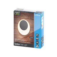 Outdoor Geolux 13W 4000K 600lm IP65 Non-Dimmable Dark Grey