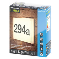 Outdoor Night Sign 6W 3000K 525lm IP54 Non-Dimmable