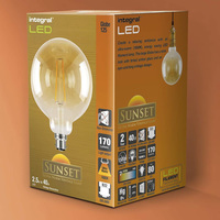 2.5W B22 Sunset G125 170Lm 1800k 300Deg