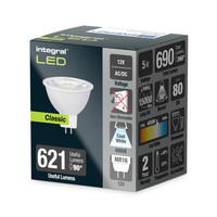 4.8 Watt Glass MR16 4000k Cool White (35w)