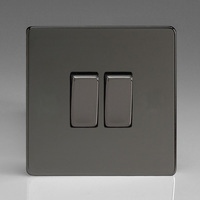 2 Gang 10A 1 or 2 Way Rocker Switches