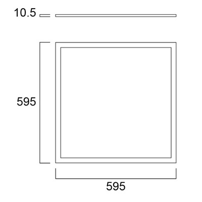 Sylvania Start Flat Led Panel 3830 Lumen 3000K