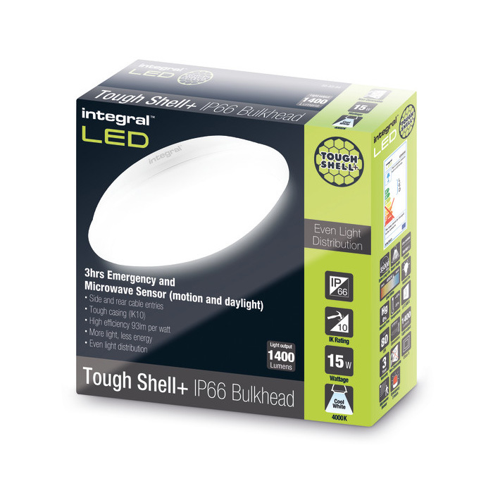 18W Slimline Bulkhead with 3 Hours Emergency Function Image 3