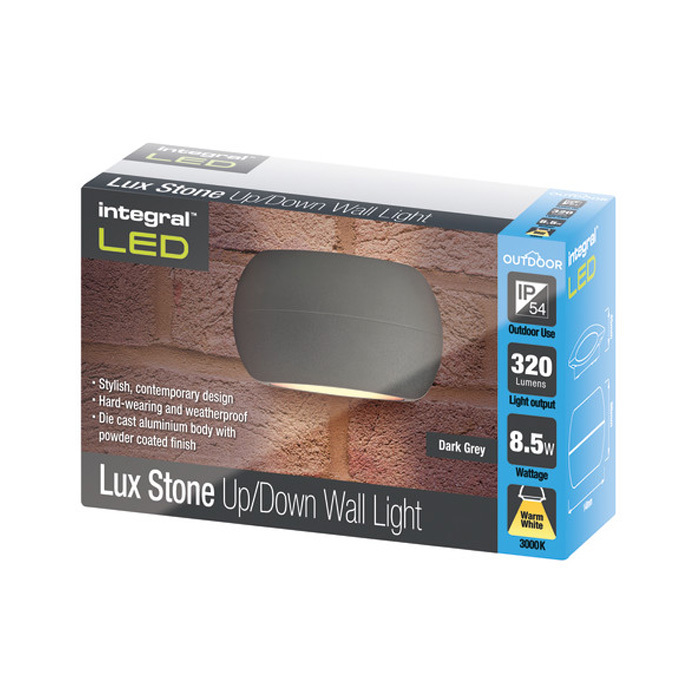 IP54 Wall Light 8.5W 4000K 335lm Up/Downlight Image 3