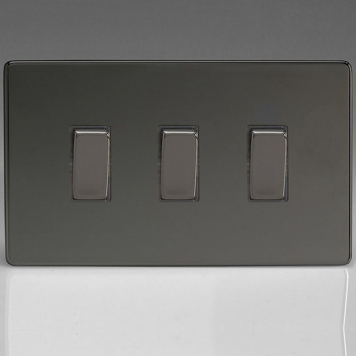 10A 1 or 2 Way Rocker Switches 3-Gang Image 3