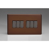 6 Gang 10A 1 or 2 Way Rocker Switches 