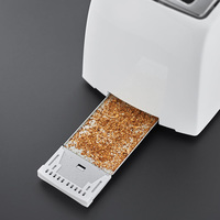 Russell Hobbs White 2 Slice Toaster