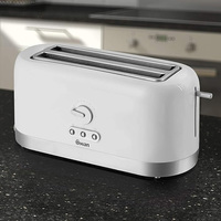 Swan 4 Slice Longslot Toaster
