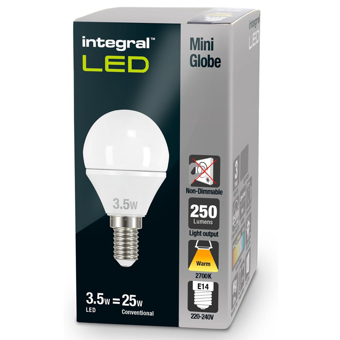 3.4 Watt E14 LED Golf Ball Bulb (25w) Image 4