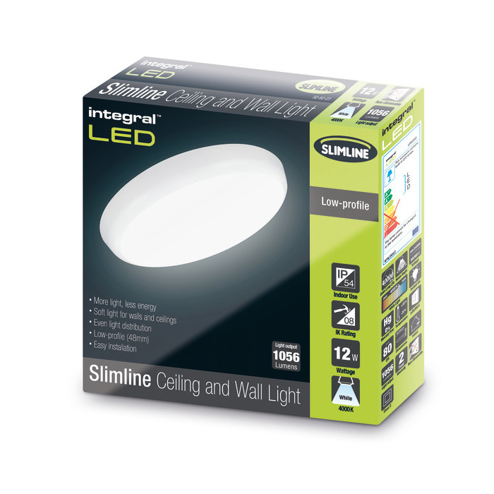 12W Slimline Ceiling/Wall Bulkhead Image 4