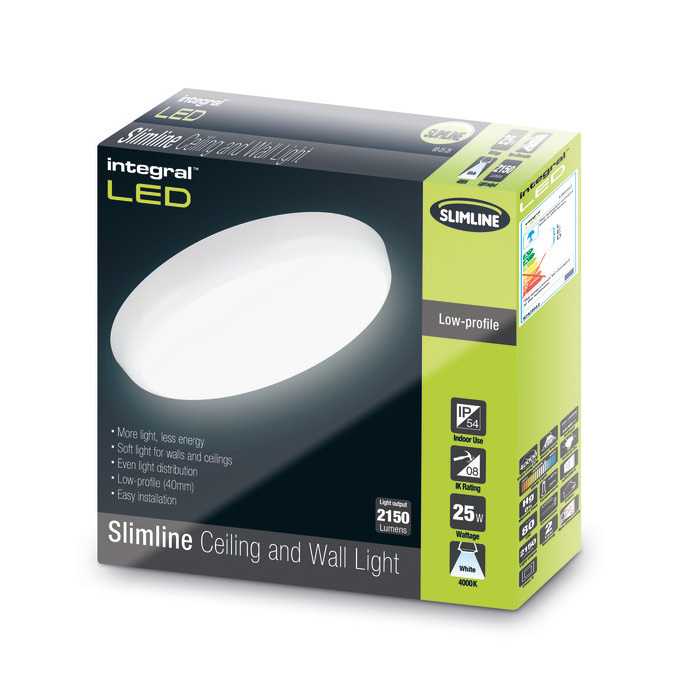 18W Slimline Ceiling/Wall Bulkhead Image 4