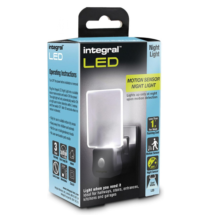 NIGHTLIGHT WITH NIGHT AND MOTION SENSOR UK PLUG Image 4