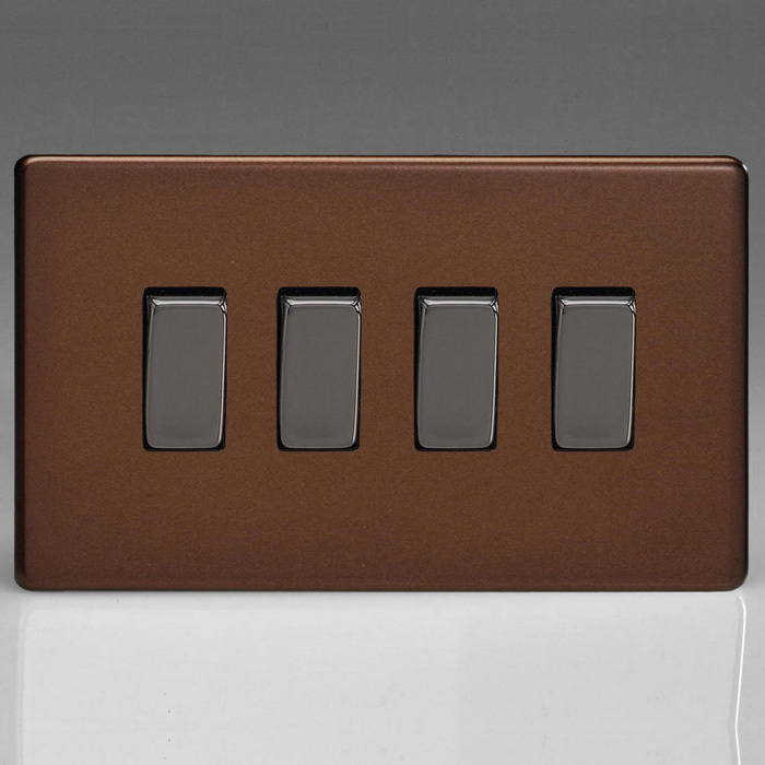 4 Gang 10A 1 or 2 Way Rocker Switches Image 4