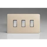 3-Gang 10A 1 or 2 Way Rocker Switches 