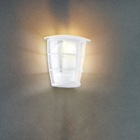 Aloria Half Wall Light IP44 White