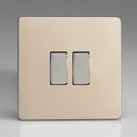 2 Gang 10A 1 or 2 Way Rocker Switches