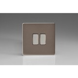 2 Gang 10A 1 or 2 Way Rocker Switches 