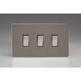 3-Gang 10A 1 or 2 Way Rocker Switches 