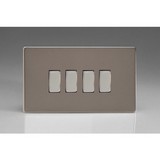 4 Gang 10A 1 or 2 Way Rocker Switches 