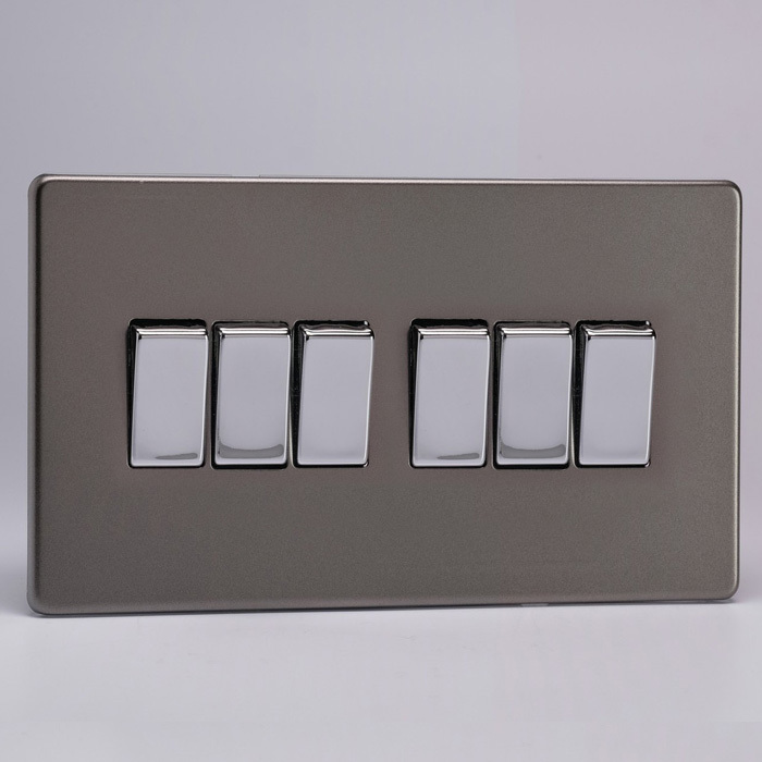 6 Gang 10A 1 or 2 Way Rocker Switches Image 6