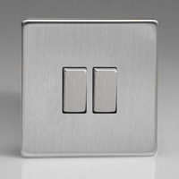 2 Gang 10A 1 or 2 Way Rocker Switches