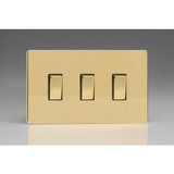 3-Gang 10A 1 or 2 Way Rocker Switches 