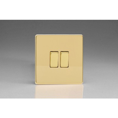 2 Gang 10A 1 or 2 Way Rocker Switches 