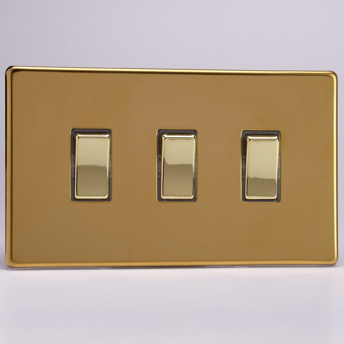 10A 1 or 2 Way Rocker Switches 3-Gang Image 8