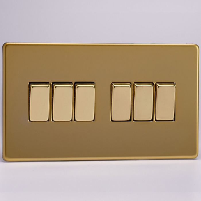 6 Gang 10A 1 or 2 Way Rocker Switches Image 8
