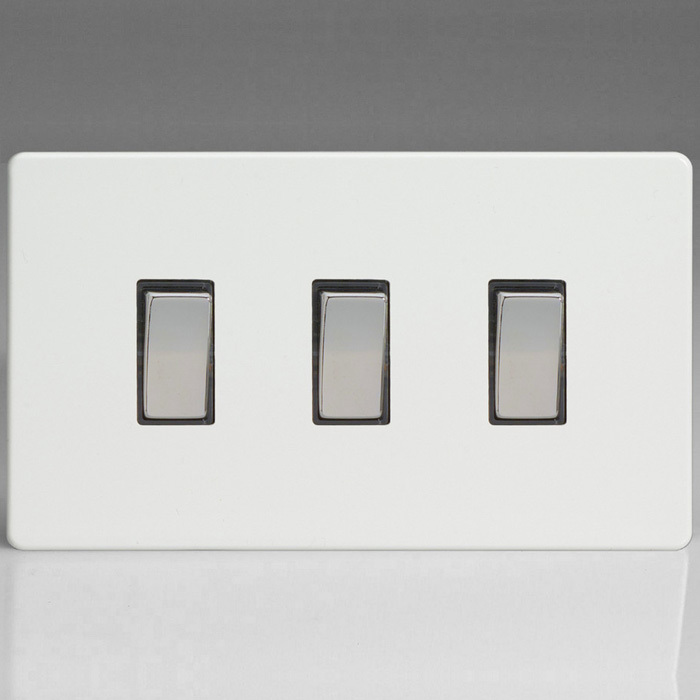 10A 1 or 2 Way Rocker Switches 3-Gang Image 9